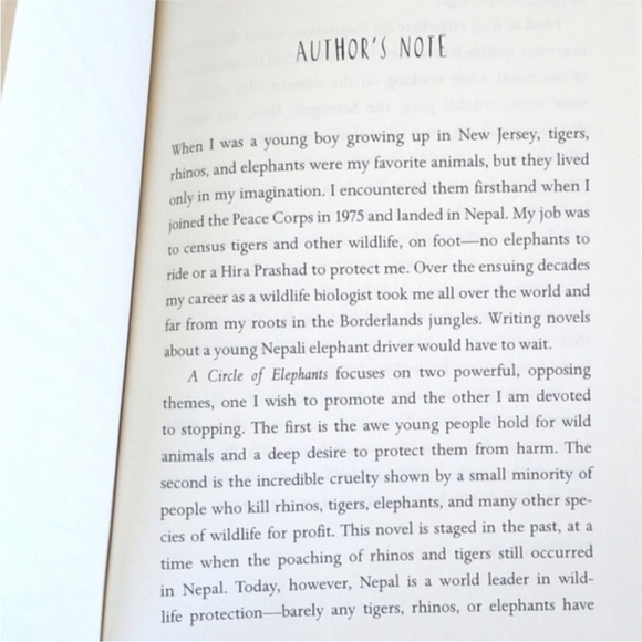 “A Circle Of Elephants" A Novel by Eric Dinerstein by Disney Hardback Book - Picture 12 of 15